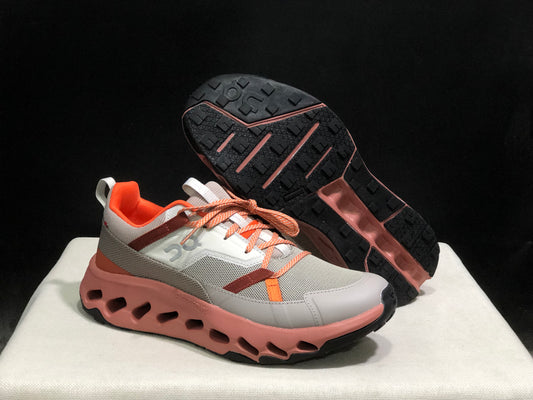 On Running Cloudhorizon Comfortable Hiking Shoes Grey/Orange-Red