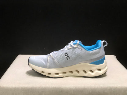 On Running Cloudsurfer Trail Waterproof Comfortable And Breathable Running Shoes Grey/Blue