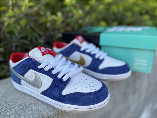 Nike SB Dunk Low Pro Ishod Wair QS BMW 2016 Blue Gold White Sneakers