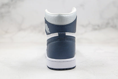 Nike Air Jordan 1 Retro Gray Navy Sneakers