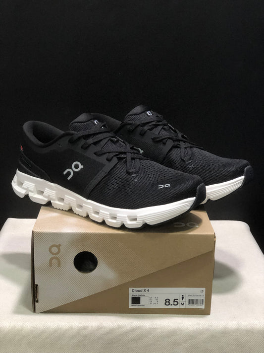 On Running Cloud X4 Comfortable Running Shoes Black/White