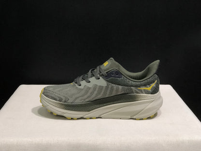 Hoka One One Challenger 7 Shock-absorbing Breathable Running Shoes Sneakers Taupe