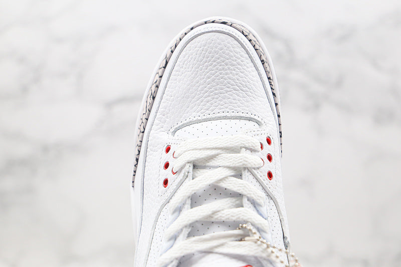 Nike Air Jordan 3 Retro Katrina Hall of Fame 2018 White Red Sneakers