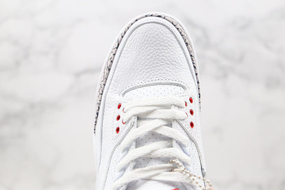 Nike Air Jordan 3 Retro Katrina Hall of Fame 2018 White Red Sneakers