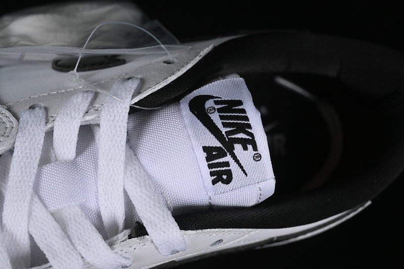 Nike Air Jordan 1 Low 85 Patent Leather Black Label White Sneakers
