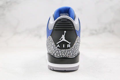 Nike Air Jordan 3 Varsity Royal Cement Sneakers