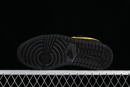 Nike Air Jordan 1 Low Gold Label Black Sneakers