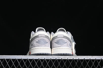 Nike Air Jordan 1 Low Grey White Casual Sneakers