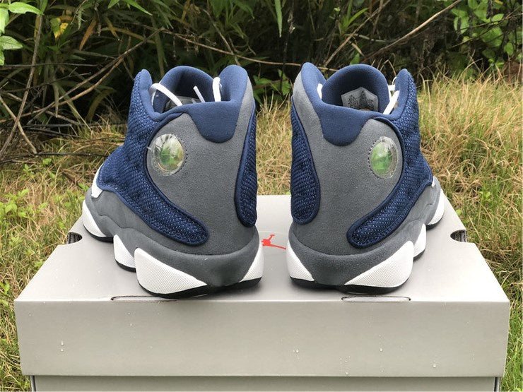 Nike Air Jordan 13 Retro Flint Blue White Sneakers