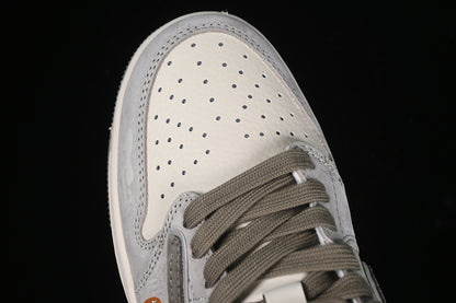 Nike Air Jordan 1 Low WU KONG Travis Scott Fragment Design OG SP White Brown Gray Sneakers