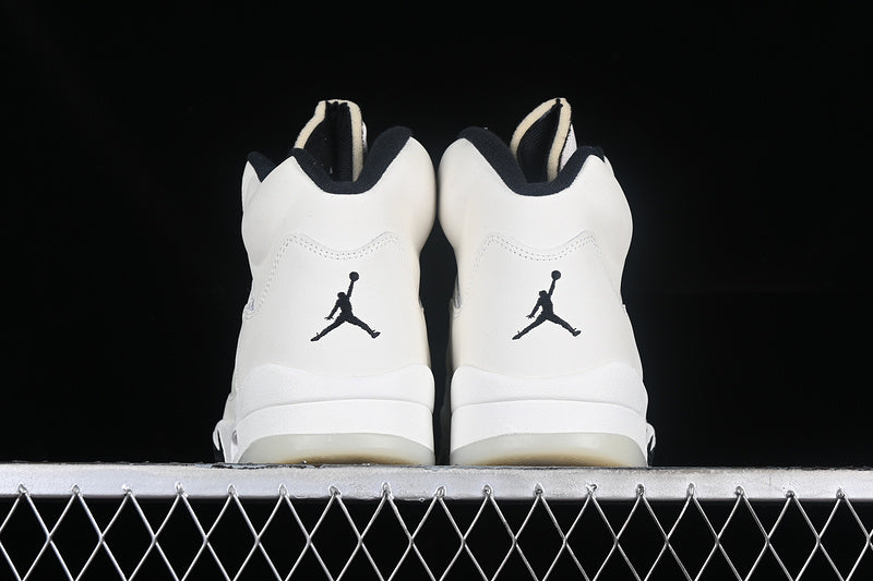 Nike Air Jordan 5 Retro Black Coconut Milk Sneakers