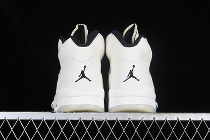 Nike Air Jordan 5 Retro Black Coconut Milk Sneakers