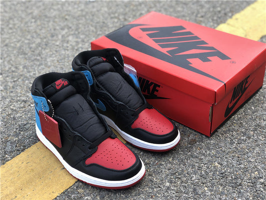 Nike Air Jordan 1 High OG UNC To Chicago 2020 Black Blue Red Sneakers