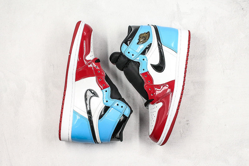 Nike Air Jordan 1 Retro OG High Fearless Red White Blue Sneakers