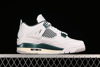Nike Air Jordan 4 Retro Oxidized Green White Sneakers