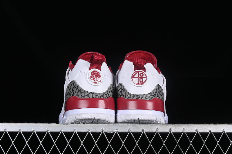 Nike Air Jordan Spizike Low Ash Cement Red White Sneakers