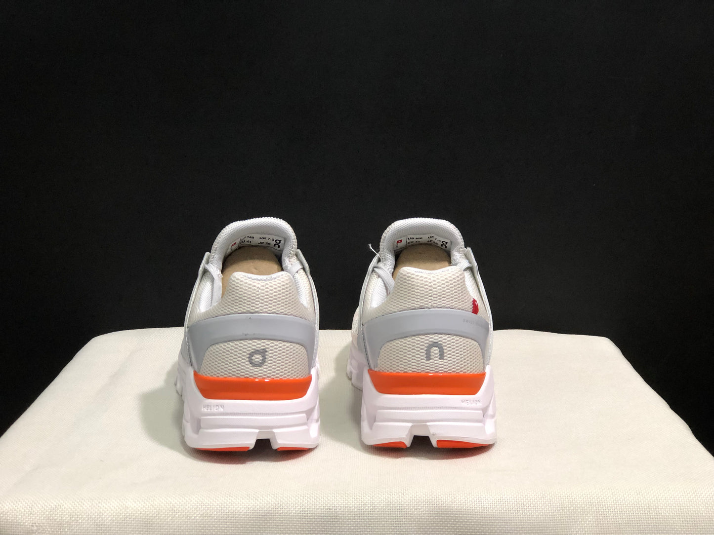 On Running Cloudswift Cushioning Running Shoes Light Grey/Orange/Milky White