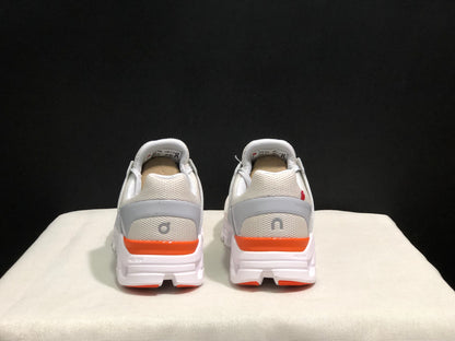 On Running Cloudswift Cushioning Running Shoes Light Grey/Orange/Milky White