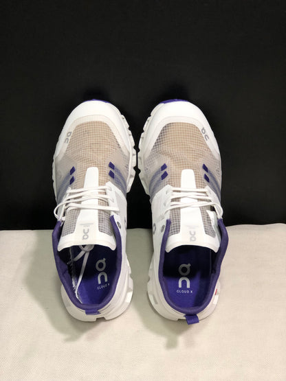 On Running Cloud X Shift Breathable And Shock-Absorbing Lightweight Running Shoes White/Purple