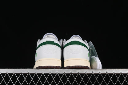 Nike Air Jordan 1 Low Phantom White Green Amber Brown Sole Sneakers