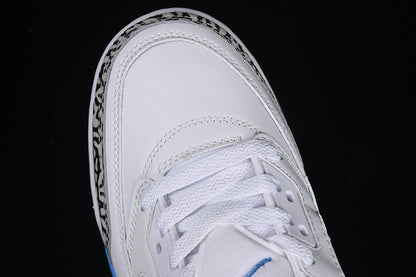 Nike Air Jordan Spizike Low White University Blue Grey Sneakers