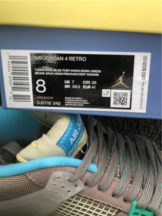 Nike Air Jordan 4 Retro SP 30th Anniversary Union Taupe Haze Sneakers