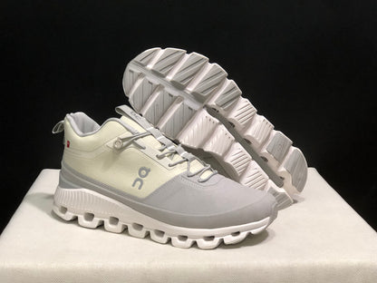 On Running Cloud Hi Edge Outdoor Training Running Shoes Beige/Light Grey