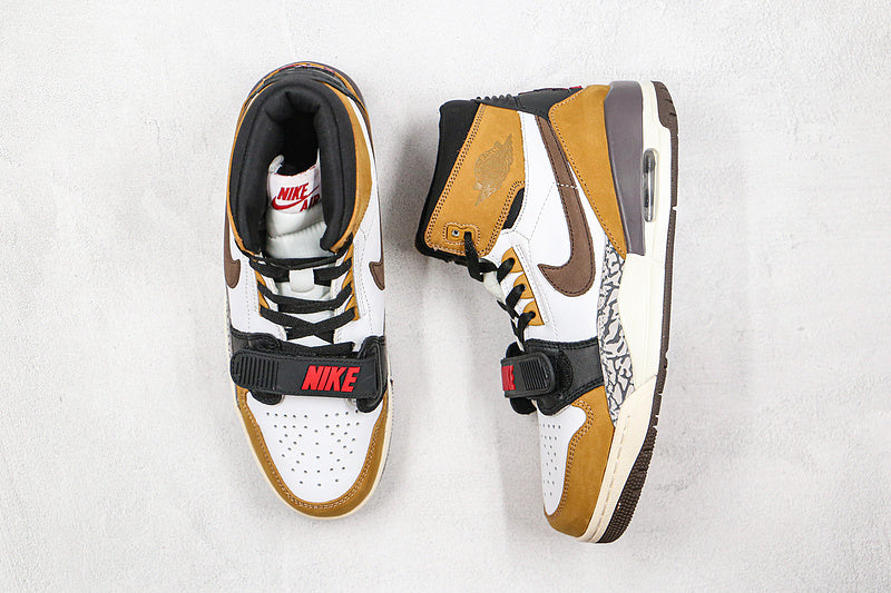Nike Air Jordan Legacy 312 Rookie Of The Year White Brown Multicolor Sneakers