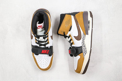Nike Air Jordan Legacy 312 Rookie Of The Year White Brown Multicolor Sneakers